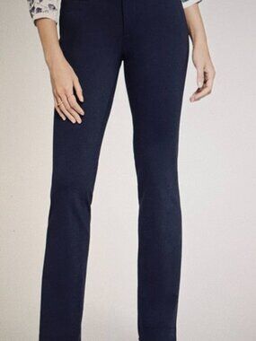 NYDJ / Slim Trouser Pants in Oxford Navy NWT Size 4